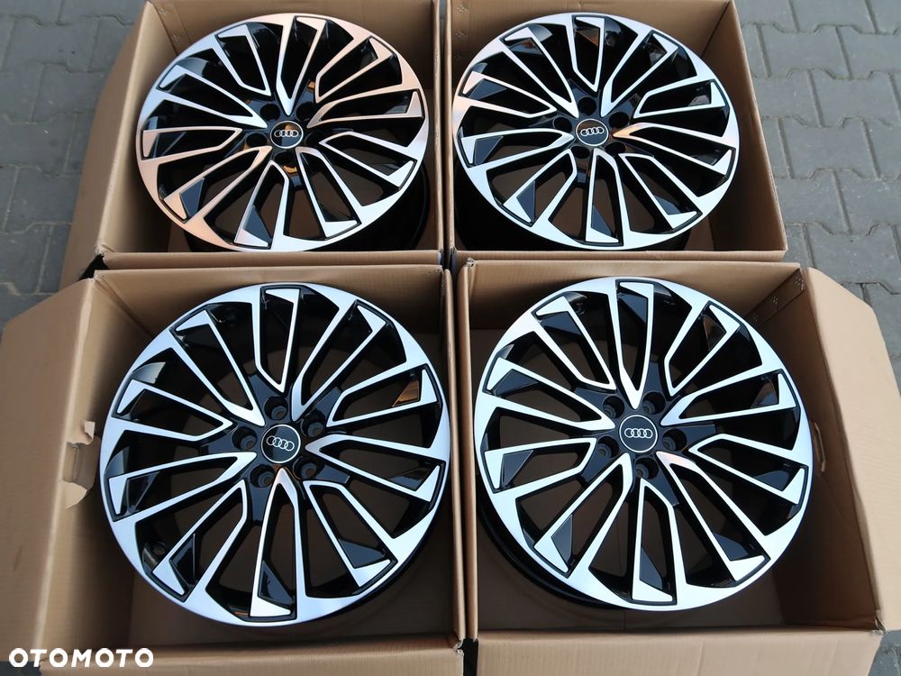 Oryginalne Felgi Audi A6 C8 A4 Q5 19'' BiColor Black - 2