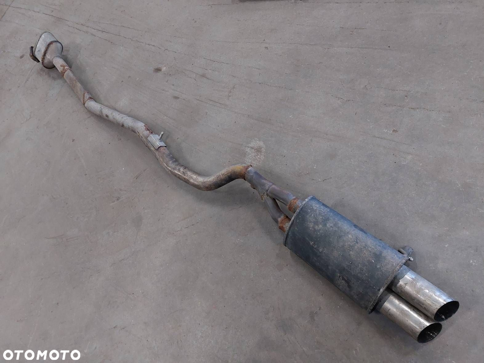 TŁUMIK WYDECH KOŃCOWY + KATALIZATOR PUSTY BMW E46 320D 2.0 D 2246926 - 8