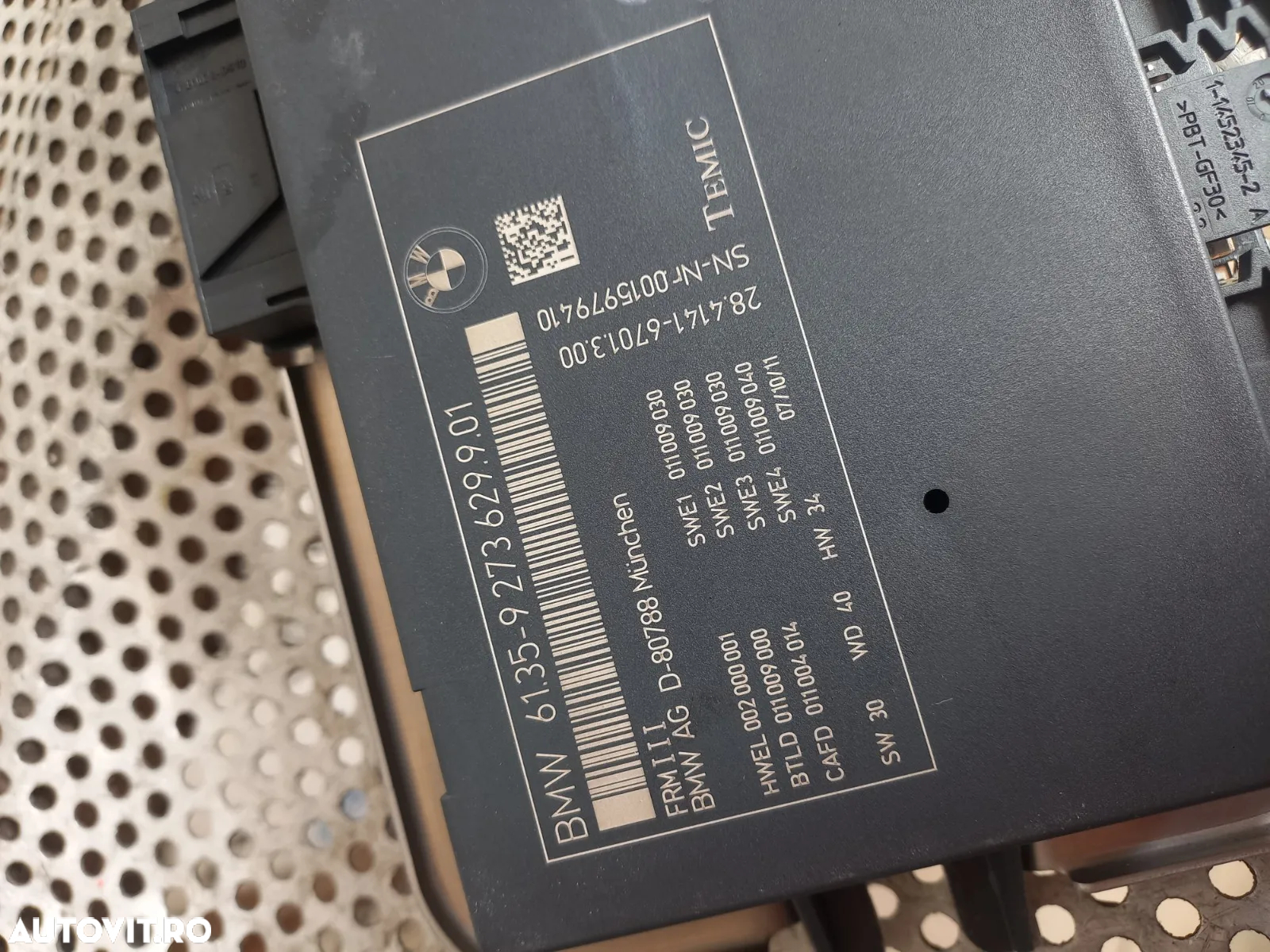 Calculator Modul Lumini FRM 3 III Bmw Seria 7 F01 F02 F03 F04 F10 F11 F07 Cod  Dezmembrez Bmw Seria - 7
