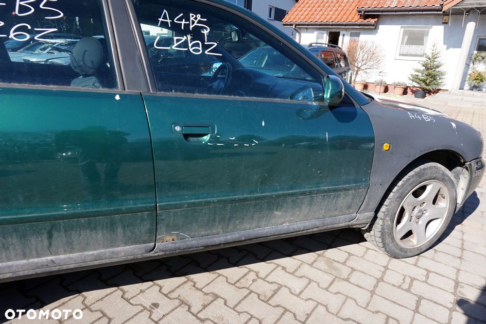DRZWI PRZEDNIE PRAWE A4 B5 KOMBI LZ6L  ZIELONY AUDI 1994-2001 - 2