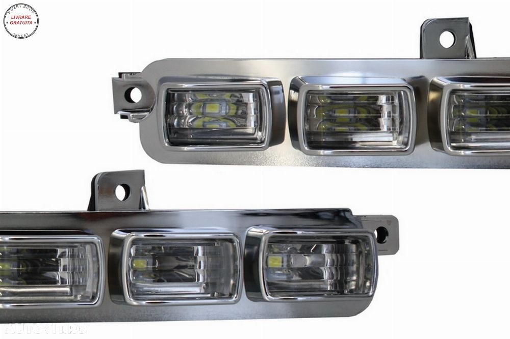 Prelungire Bara Fata LED DRL MERCEDES G-Class W463 G63 G65 (2013-2017)- livrare gratuita - 6