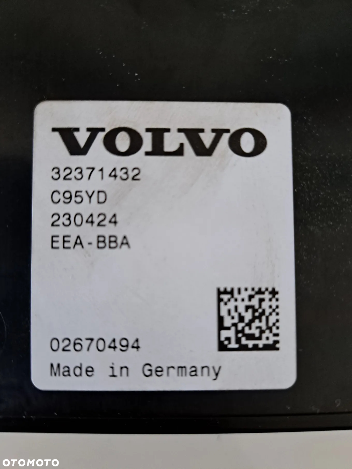 FALOWNIK KONWENTER VOLVO XC60 XC40 32301317 - 3