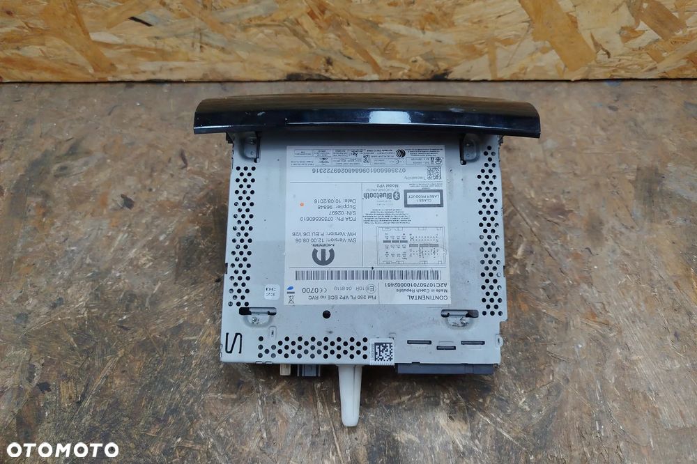 radio CD Bluetooth Continental do Fiat Dicato III Lift 14- boxer jumper, nie wylogowane - 6