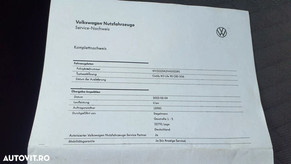 Volkswagen Caddy Life 2.0 TDI 90 kW - 7