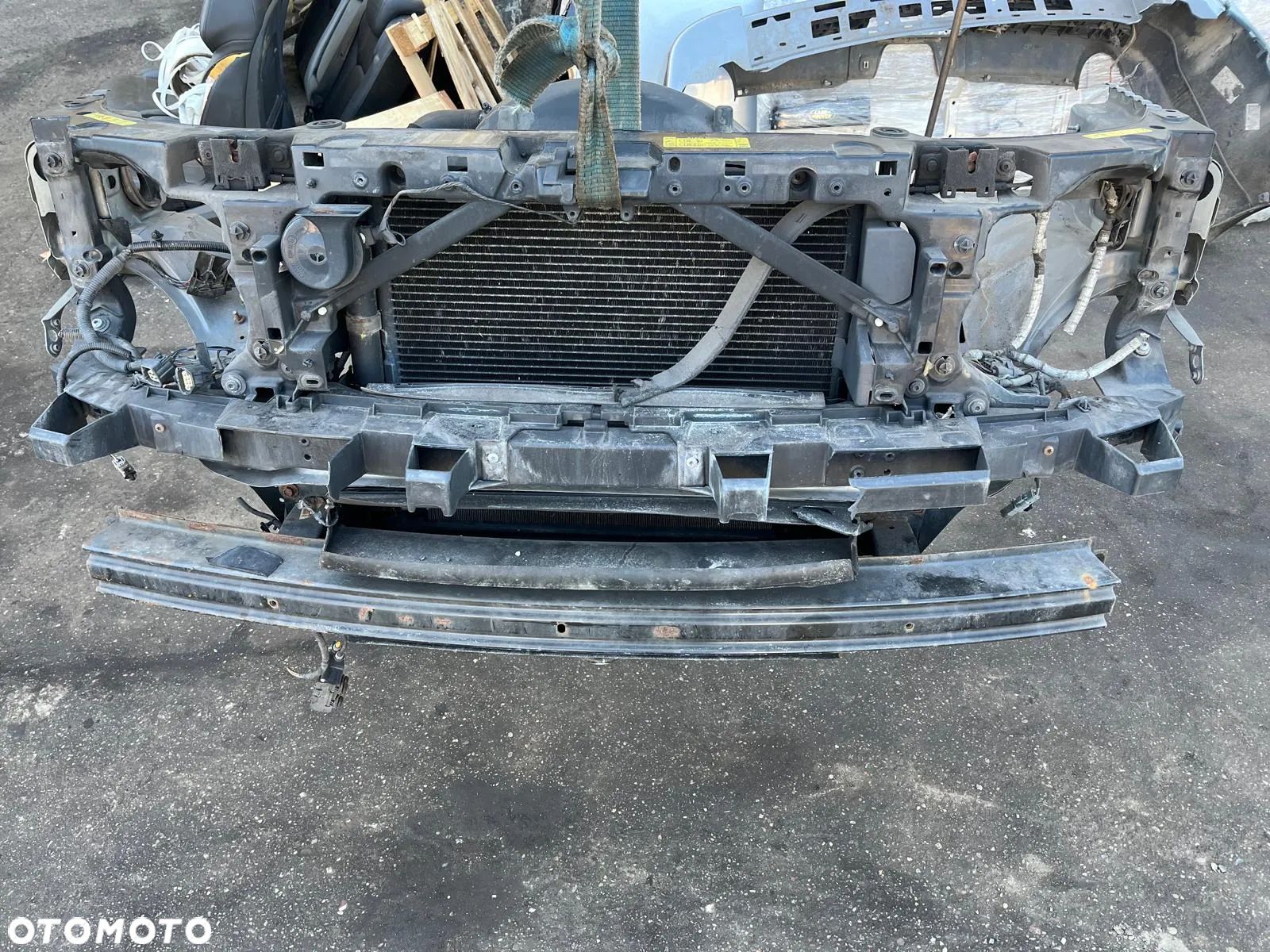 Pas przedni okular wzmocnienie belka chłodnice komplet Range Rover Sport L320 2.7 TDV6 - 1