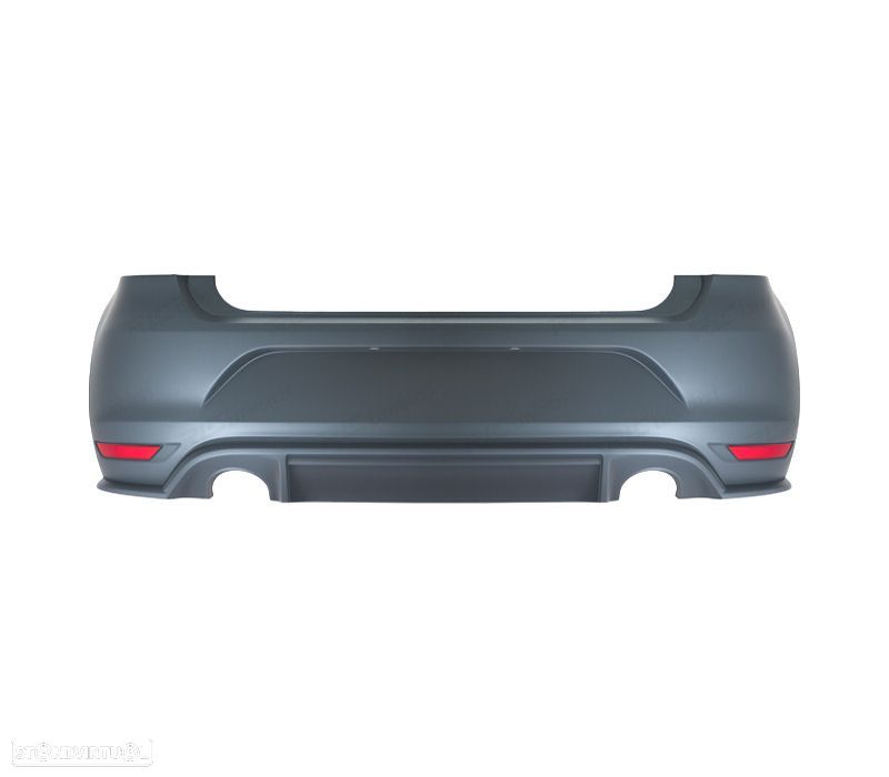 PARA-CHOQUES TRASEIRO VOLKSWAGEN VW POLO 6R 10-16 LOOK GTI - 2