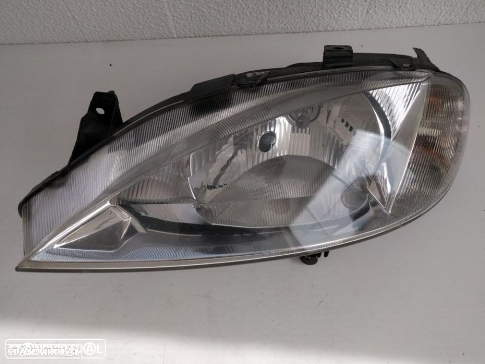 Farol optica esquerdo renault megane 1999 a 2001 - 1