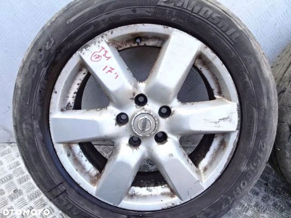 Alufelgi z oponami KPL. Nissan X-Trail T31 17" 5x114.3 ET 45 - 12