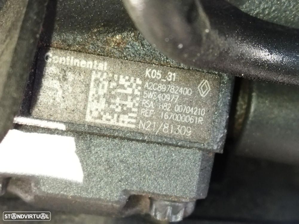 MOTOR COMPLETO RENAULT MEGANE III FASTBACK 2014 -K9K R8 - 2