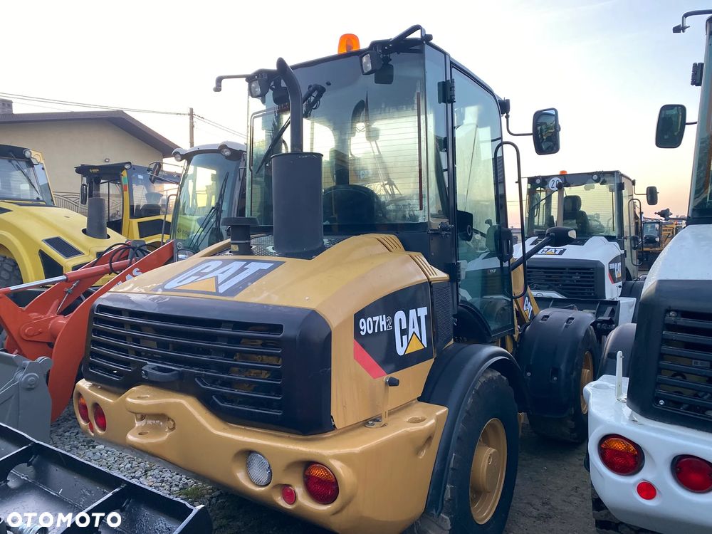 Caterpillar CAT 907H2, 6200 MTH, ŁYŻKA OTWIERANA + WIDŁY, z NIEMIEC, - 7