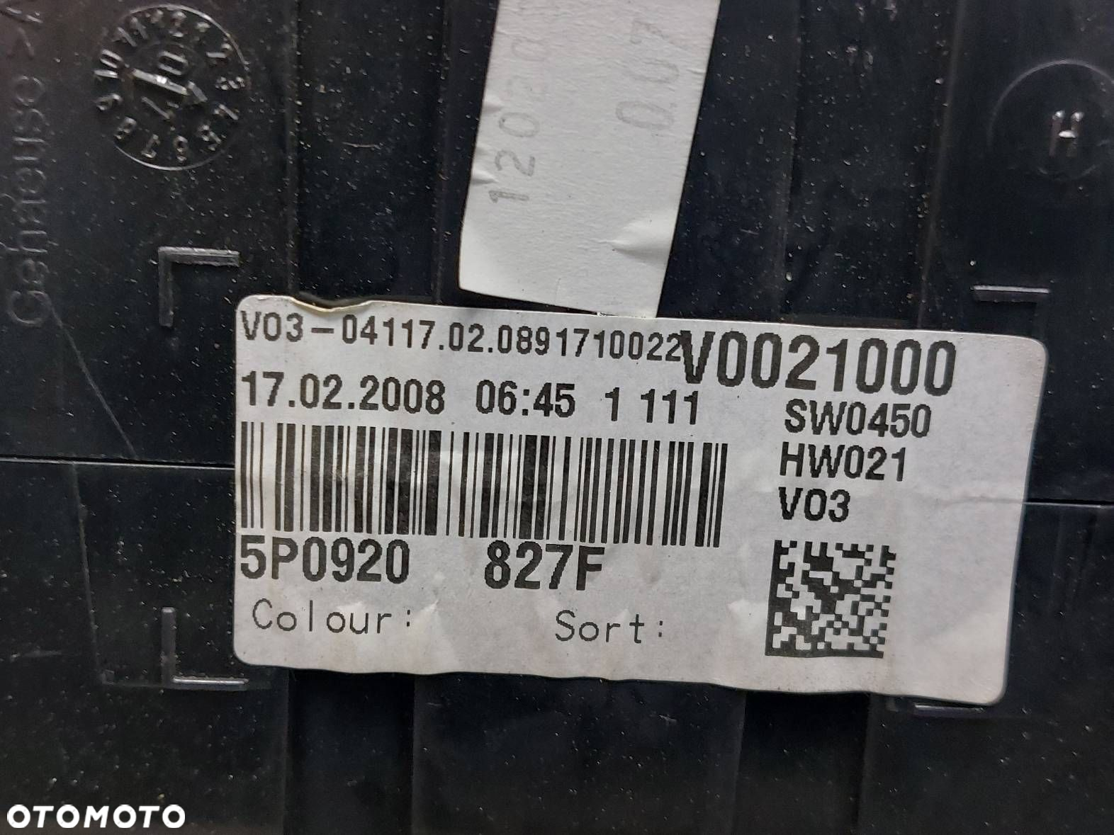 ZESTAW STARTOWY SEAT ALTEA XL 1.9 TDI 03G906021SK 5P0920827F - 11