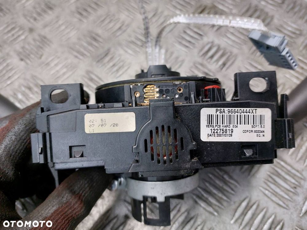 MANETKA PRZEŁĄCZNIK ZESPOLONY TAŚMA SYGNAŁU PEUGEOT 308 I 96640444XT - 5