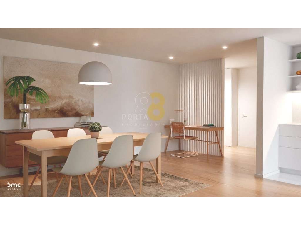 Apartamento T1+1, novo, em Leça do Balio a escasso minutos da Circu... - Grande imagem: 5/40