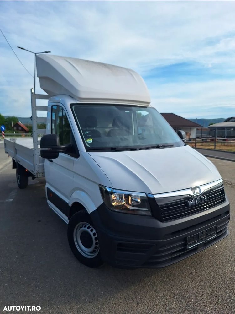 MAN TGE / Vw Crafter 2.0 TDI MAXI 2020 Platforma/ Carosata cu obloane aluminiu Clima AC - 3