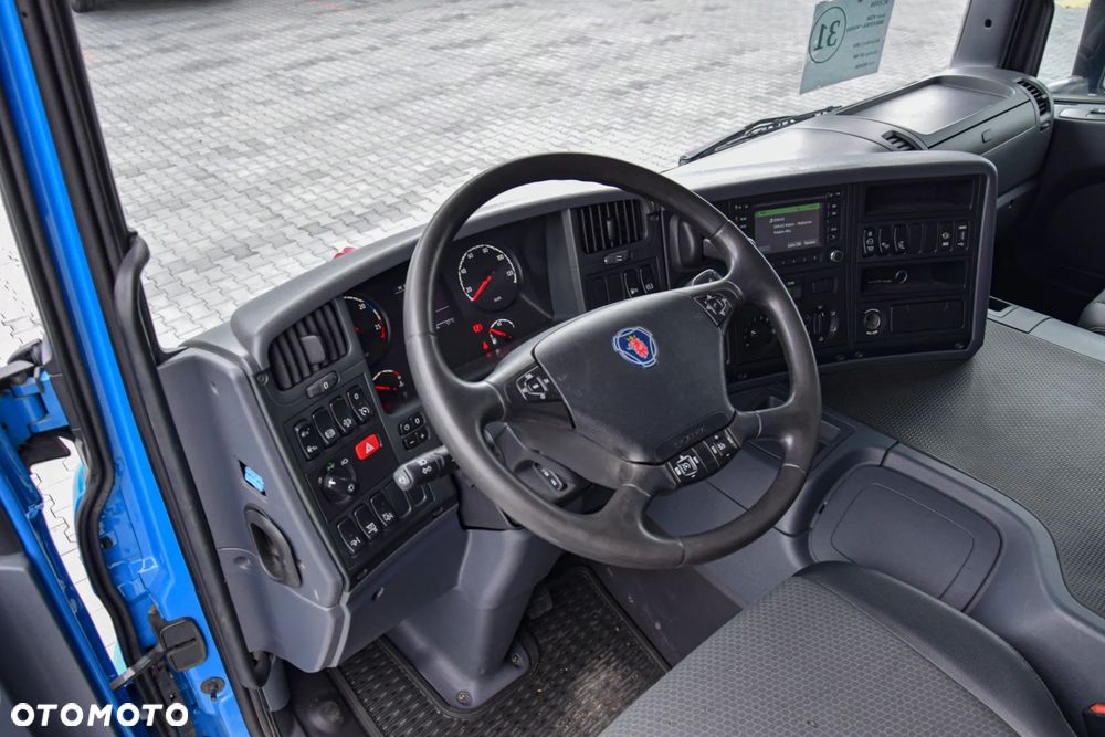 Scania P250 / EURO 6 / SKRZYNIA 7.8 M / WINDA DHOLLANDIA / PODUSZKI NA TYLNEJ OSI / RETARDER / KLIMA / TEMPOMAT / SERWISOWANY / SPROWADZONY - 28