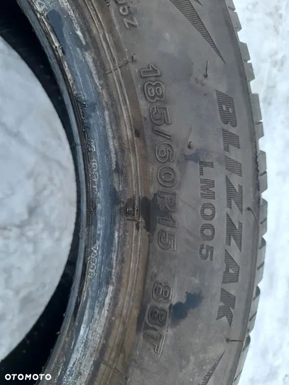 2x opony zimowe 185/60R15 88T Bridgestone Blizzak 2020r - 10