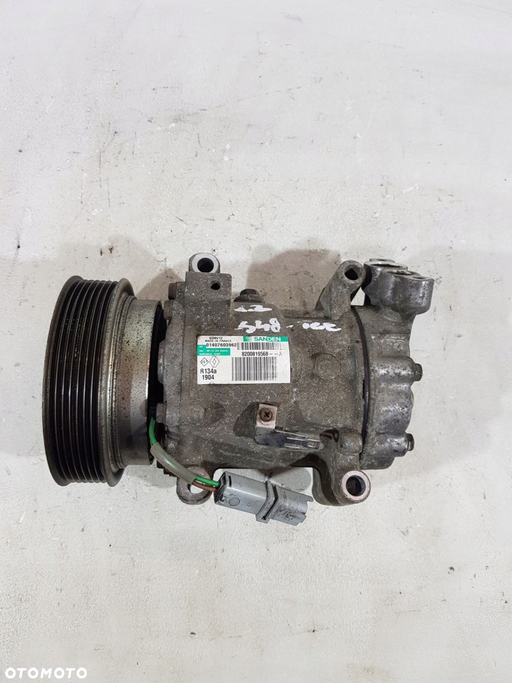 SPRĘŻARKA KLIMATYZACJI 8200819568A RENAULT CLIO III TWINGO 1.2 TCE D4FH784 - 1