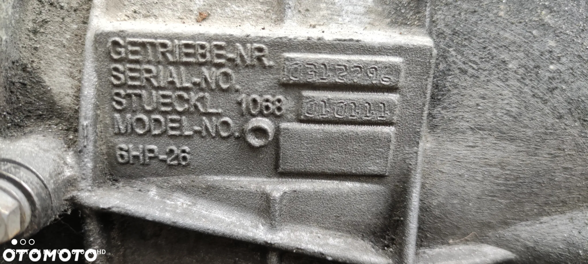 Skrzynia biegów automat automatyczna konwerter 6hp-26 BMW e60 e61 2,5d 3,0d 177km 218km - 5