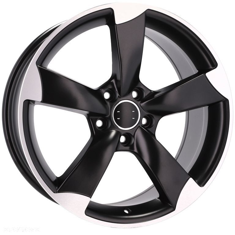 4x Felgi 18 m.in. do AUDI A3 8Y 8P 8V A4 B6 B7 B8 B9 A6 C6 C7 Q2 GA Q3 Rotor Style - BK217 (FBX341) - 9