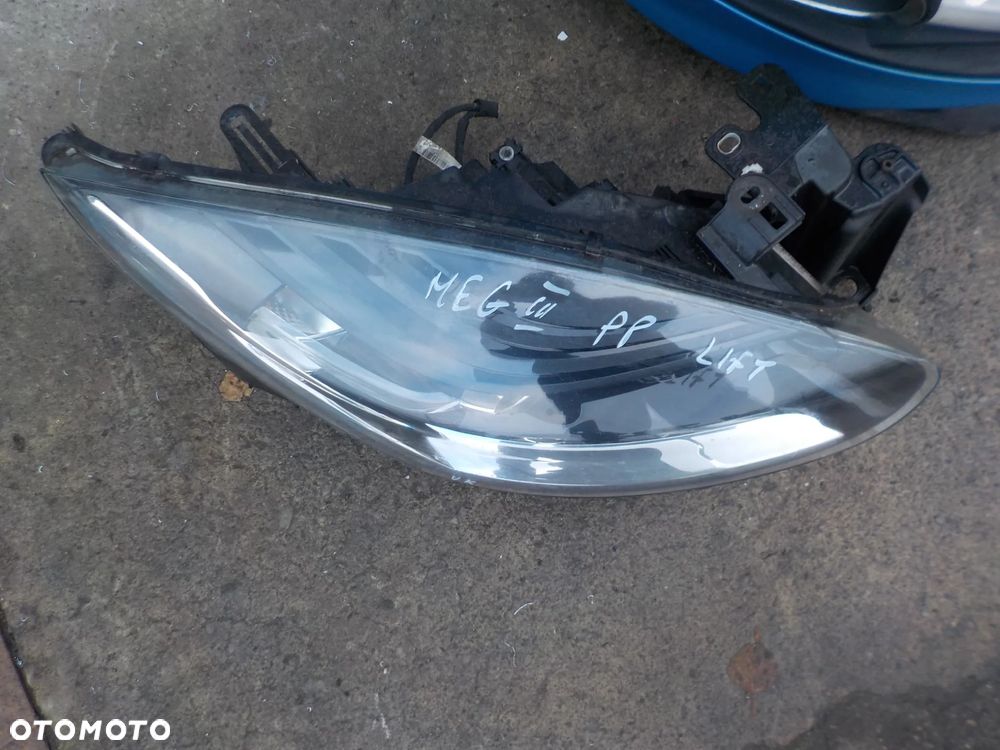 RENAULT MEGANE III LIFT COUPE MASKA ZDERZAK BŁOTNIKI - 2