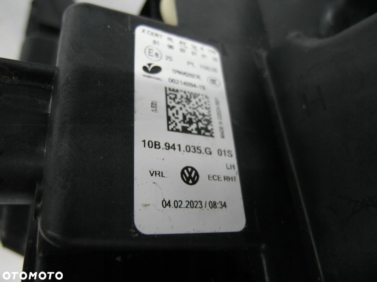 VW ID3 ID 3 LAMPA PRZEDNIA LEWA 10B941035G NR72 - 11