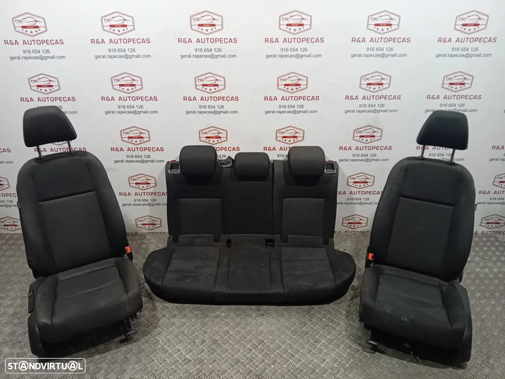 Conjunto de Bancos Golf 6 VI  5 Portas em Tecido Original - 1