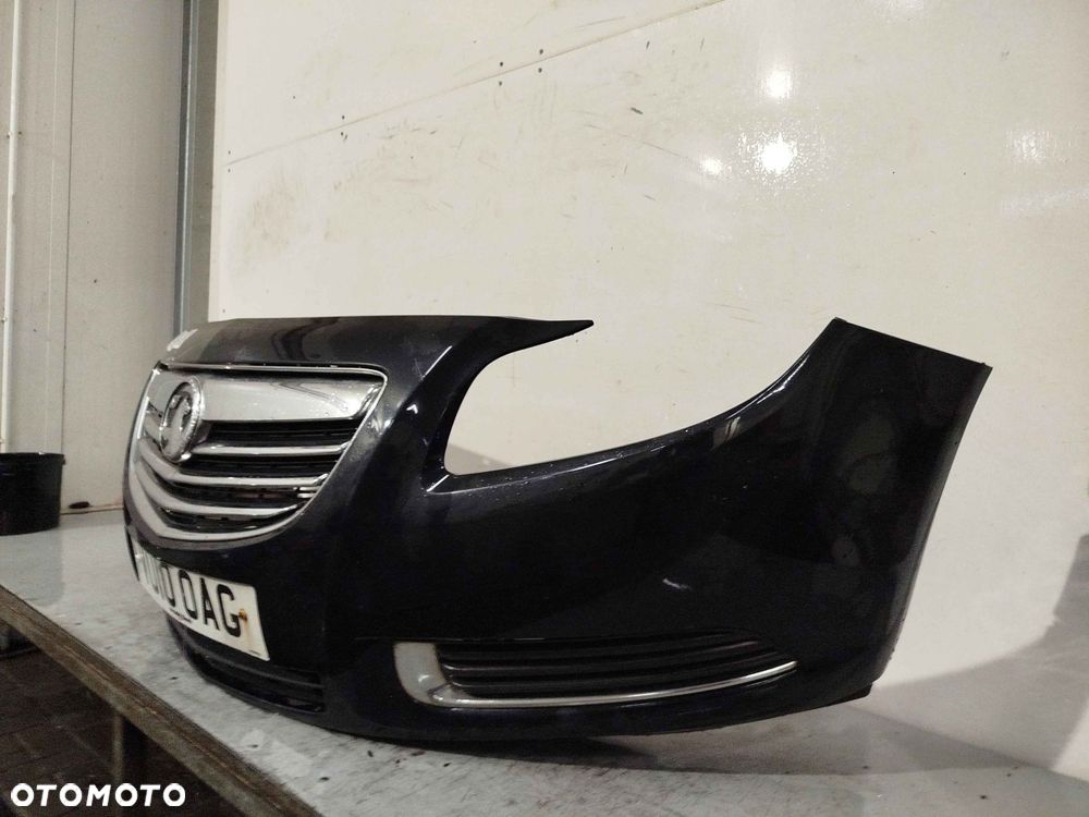 ^ ZDERZAK PRZÓD PRZEDNI OPEL INSIGNIA A I 1 Z20R CZARNY - 2