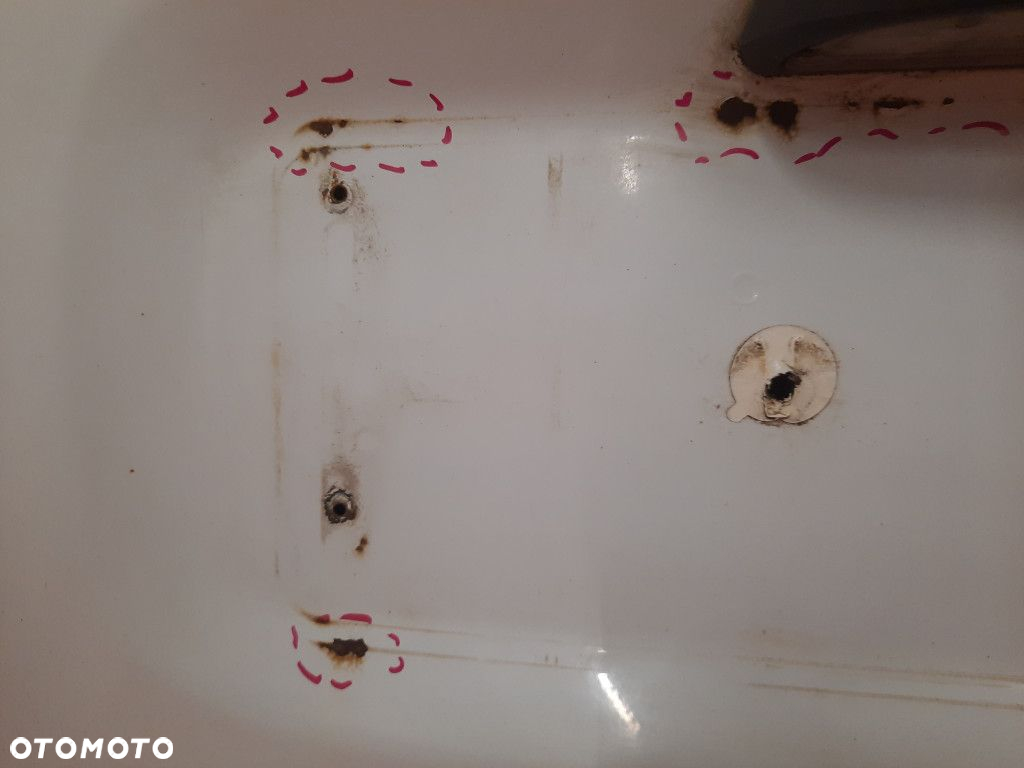 NISSAN KUBISTAR I VAN 03-08 DRZWI TYŁ TYLNE SKRZYDŁO LEWE  0389 - 7