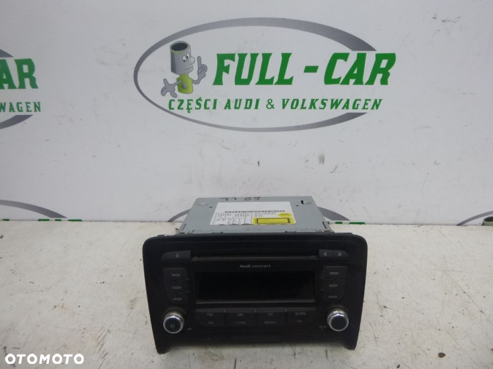AUDI TT 8J0 2008 R RADIO CONCERT 8J0035186M - 2