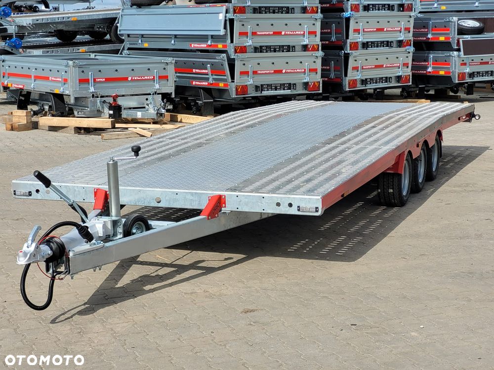 TA-NO DOSTAWA! Laweta Scorpio 600x210cm Przyczepa trzyosiowa z podłogą aluminiową! Koła 10” Kąt najazdu 12° Idealna do przewozu busa, samochodu! DMC 3500kg - 20