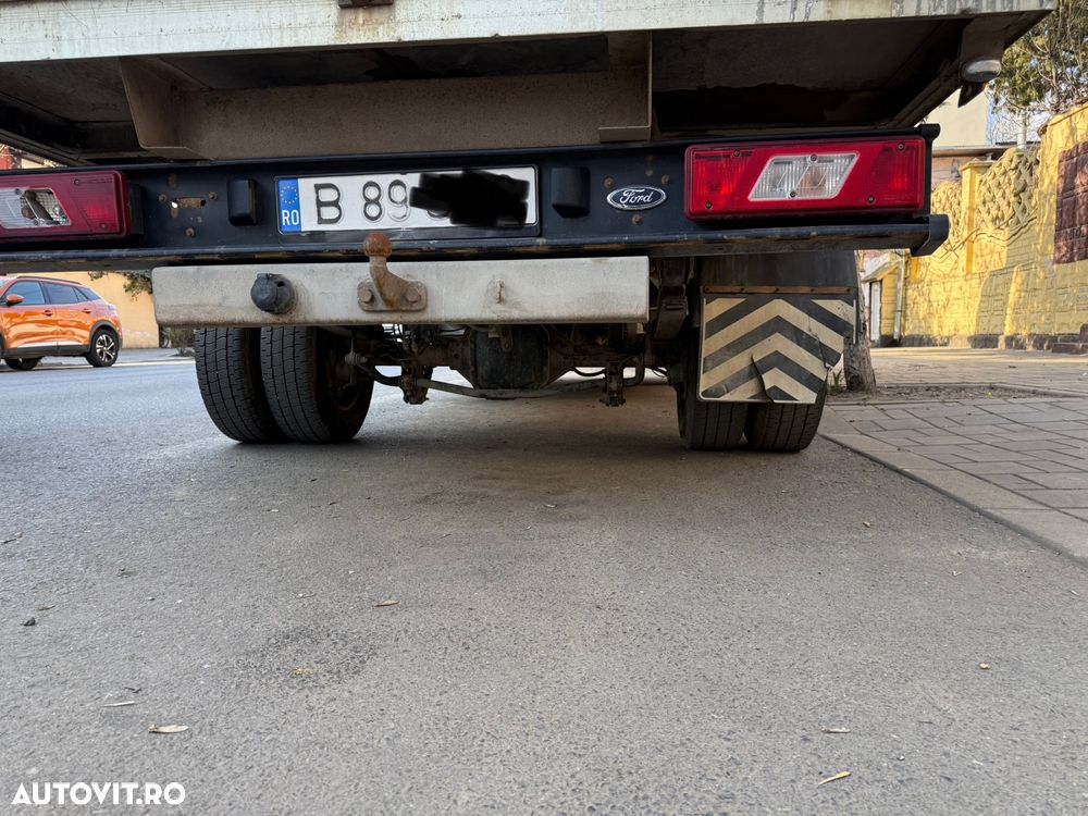 Ford Transit an 2020 L3 Unic Proprietar Dokka 7 locuri punte dubla bena camioneta basculabila NU Mercedes VW IVECO 35c Peugeot 131cai Carte Service Fără probleme - 29