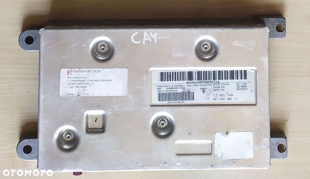 MODUŁ TELEFONU CAYENNE TOUAREG 7L5035729A - 1