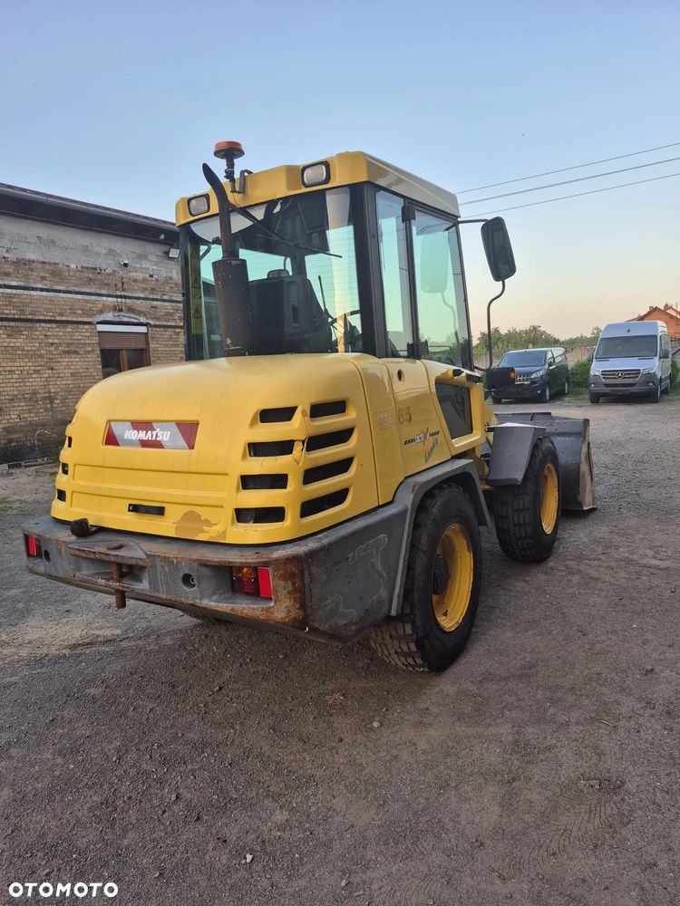 Komatsu WA65 4X4 2000R ŁADOWARKA ŁYŻKA WIDŁY SILNIK YANMAR 4 CYLINDRY DIESEL BEZ ADBLUE I TURBINY - 6