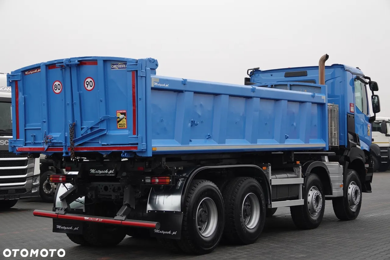 Renault K 460 / 8x4 / WYWROTKA / HYDROBURTA / BORDMATIC / EURO 6 - 11