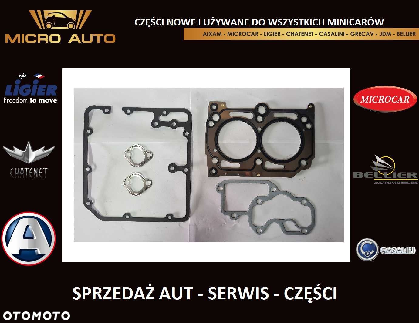 Zestaw uszczelka głowicy Lombardini Focs Microcar Ligier Chatenet 626 - 1