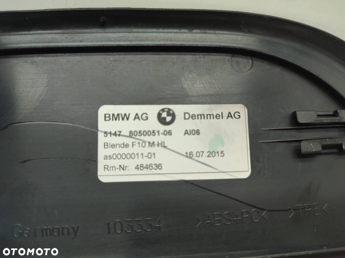 LISTWA PROGOWA M PAKIET TYŁ TYLNA LEWA BMW 5 F10 F11 8050051 - 5