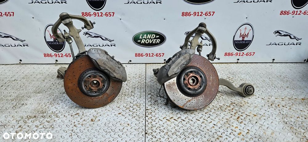 Mercedes GLC X253 3.0 350d V6 24V 4-Matic 258 KM Kompletna zwrotnica przednia prawa lewa Zawierzenie przód prawy lewy Zwrotnica Wahacze Piasta - 2