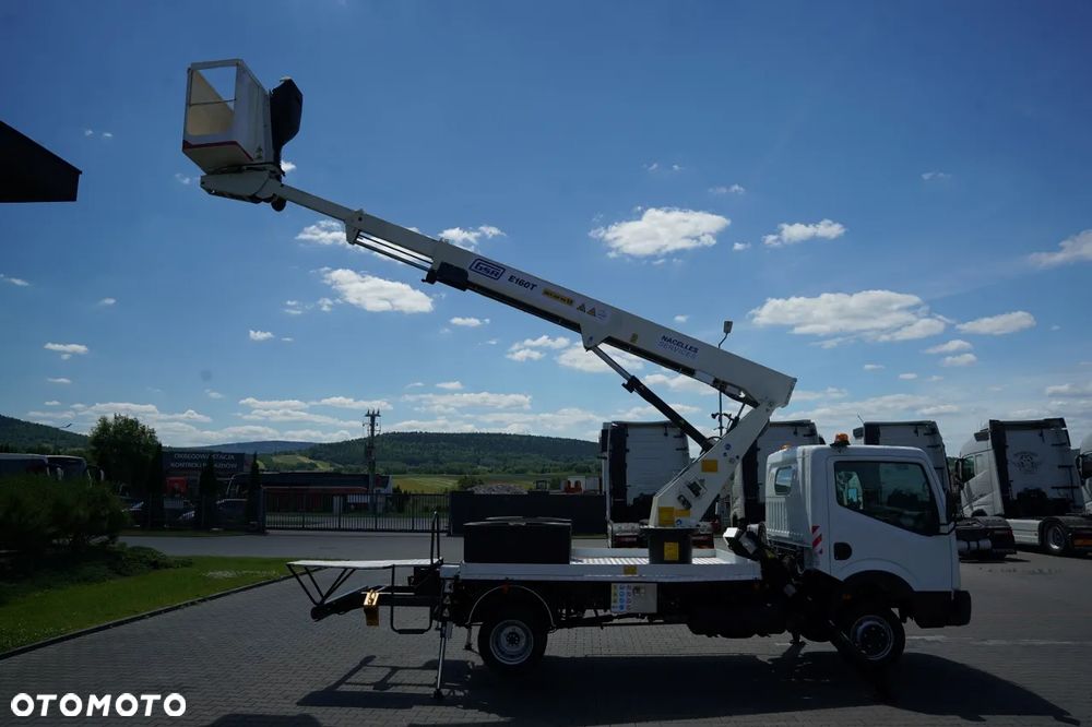 Nissan CABSTAR / PODNOŚNIK KOSZOWY / ZWYŻKA 16,2  METRÓW / GSR E160T /  BLIŹNIAK / UDŹWIG - 200 kg / 4 PODPORY / - 7