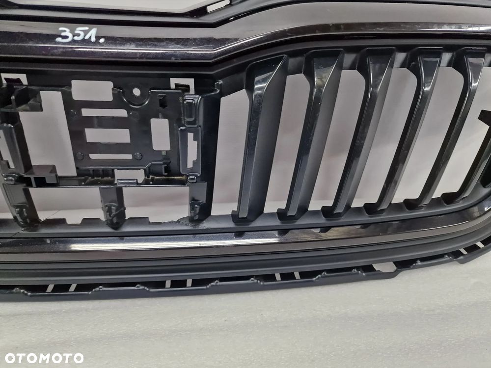 SKODA SCALA 657 18- CZARNA ATRAPA / GRILL PRZEDNI PRZÓD , NR 657853653 , NR AUKCJI GL351 - 9