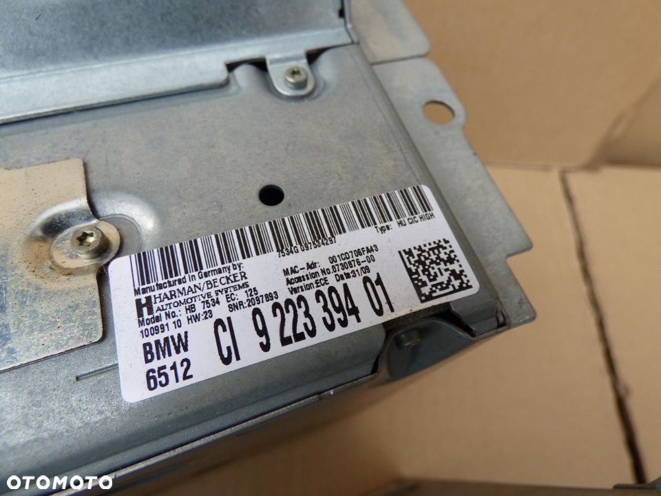 NAWIGACJA CZYTNIK BMW F01 f02 F10 F07 F13 HARMAN/BECKER - 8