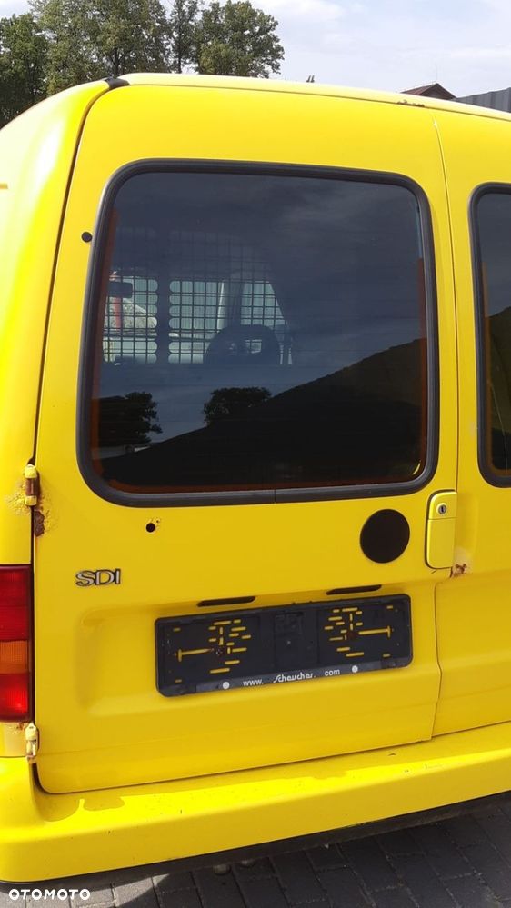 DRZWI TYLNE TYŁ LEWE VW VOLKSWAGEN CADDY II 2 ŻÓŁTE - 1