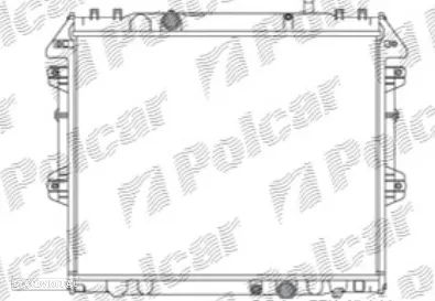 Radiador da água Toyota Hilux D4D 2005-  16400-0L120 - 1