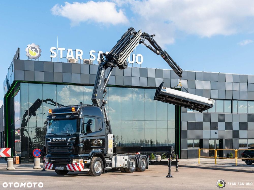 Scania R480 6x4 FASSI F660RA.2.26 HE-DYNAMIC HDS Żuraw Fly Jib Siodło - 2