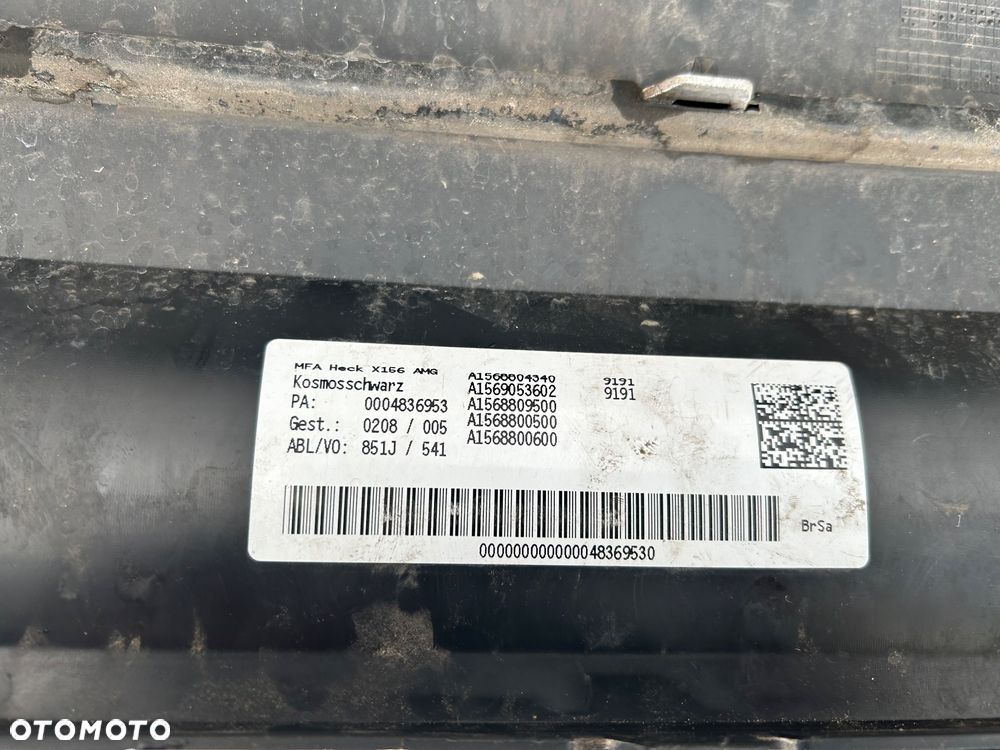 MERCEDES GLA W156 LIFT AMG DYFUZOR TYL CHROM KMP ORG - 3