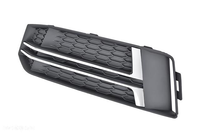 audi a4 b9 8w0 2015- przed lift lewa kratka boczna zderzaka s-line mat - 2