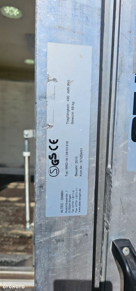 Winda najazd podjazd na wózek inwalidzki Altec do busa Crafter Sprinter - 4