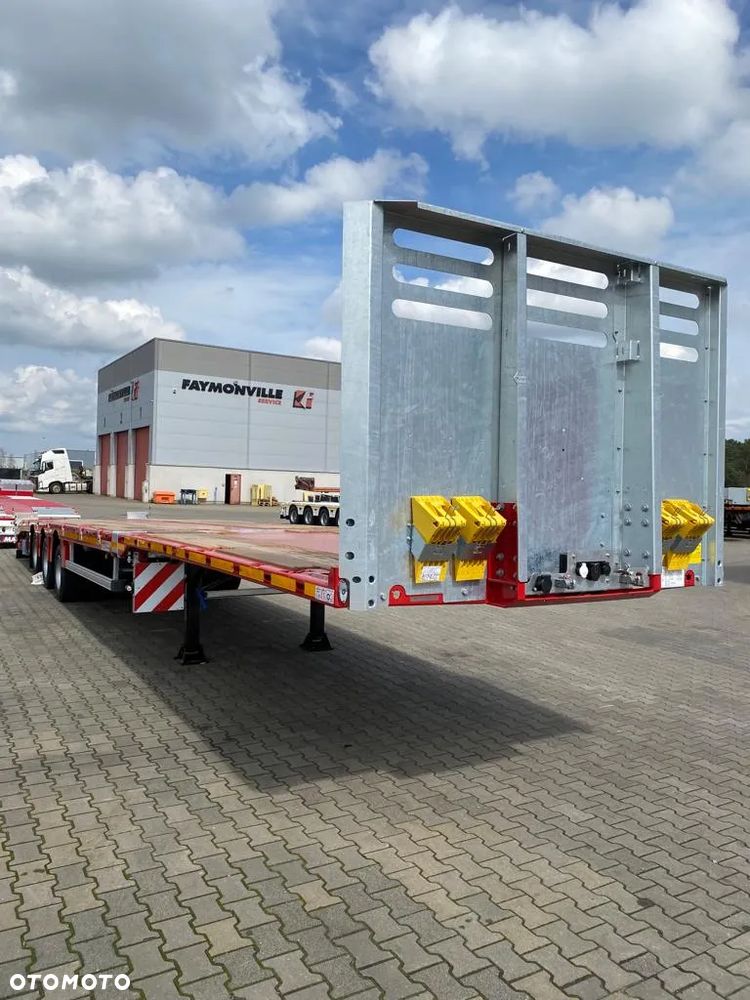 MAX Trailer Platforma telemega, 1 oś podnoszona, ostatnia oś skrętna - 5