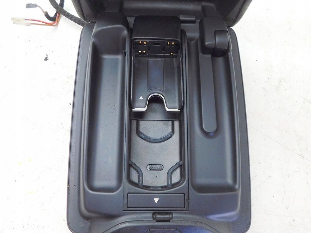 BMW X5 E53 3.0D M57 2002r PODŁOKIETNIK SCHOWEK ŚRODKOWY NA TELEFON SKÓRA - 5