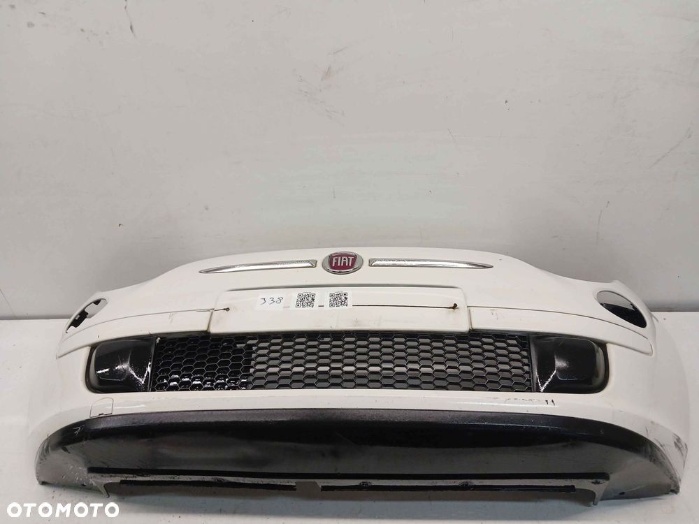 + ZDERZAK PRZÓD PRZEDNI FIAT 500 LIFT FL 268 BIAŁY - 1