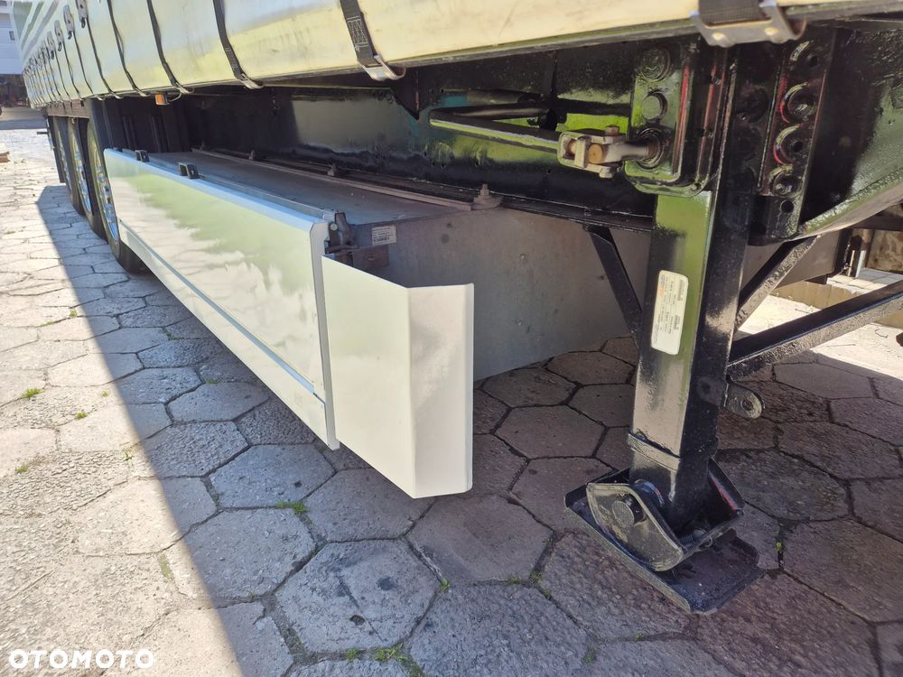 Krone BURTOWA BUDOWLANA VARIOS PÓŁMEGA 385/55 z Niemiec / ALUFELGI / stan bardzo dobry / PODNOSZONA OŚ I DACH / BPW firanka burto-firanka firana burtówka burto firanka - 40